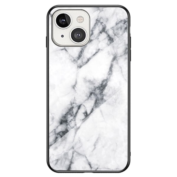 Fantasy iPhone 14 cover - Hvid Marmor White