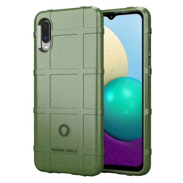 Rugged Shield Samsung Galaxy M02s skal - Grön Grön