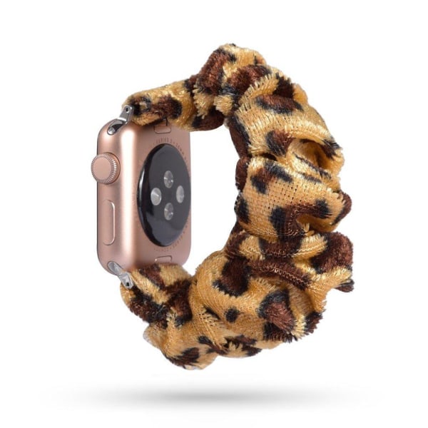 Apple Watch Series 5 40mm kuvioitu kangaskellonauha - Leopardikuvio Multicolor