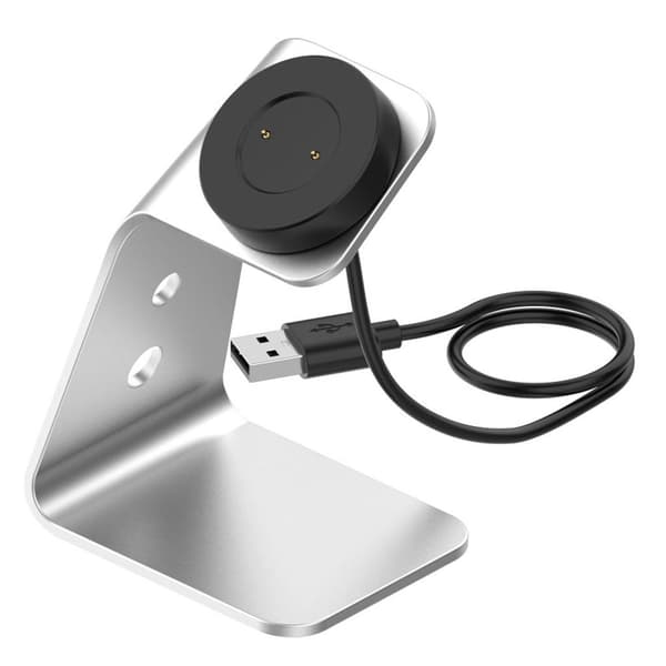 Laddningsdocka för Honor och Huawei Watch-enhet - Silver Silvergrå