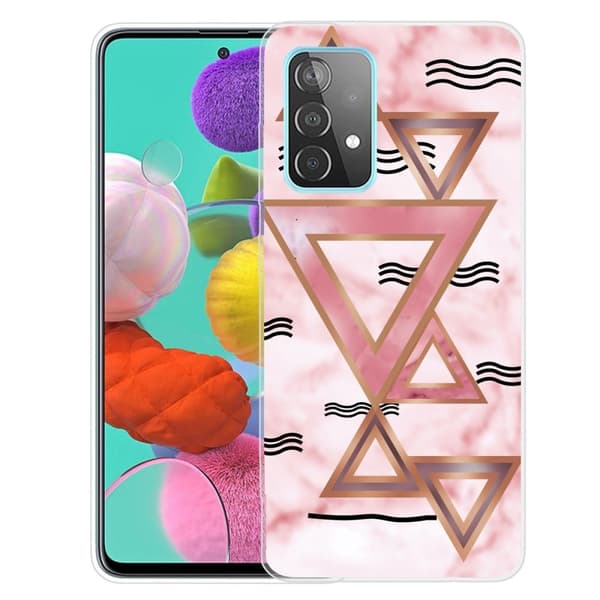 Marble Samsung Galaxy A13 4G Etui - Rose Colored Trekanter Multicolor
