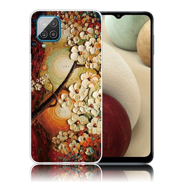 Deco Samsung Galaxy A12 5G Etui - Flower Multicolor