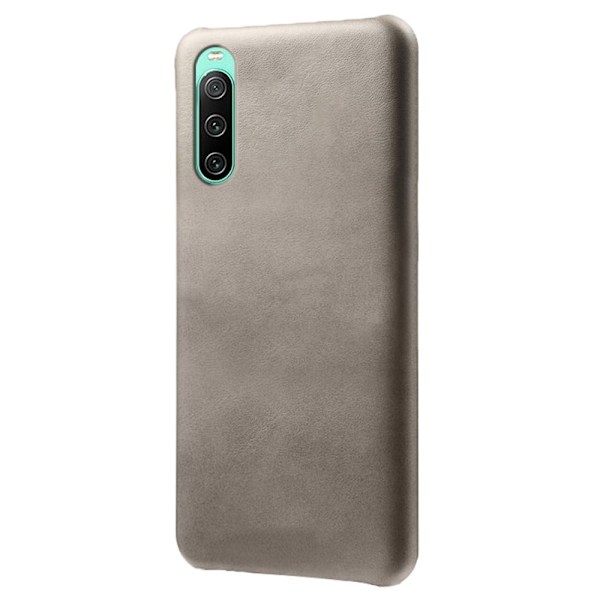 Croco Sony Xperia 10 IV kotelot - Harmaa Silver grey