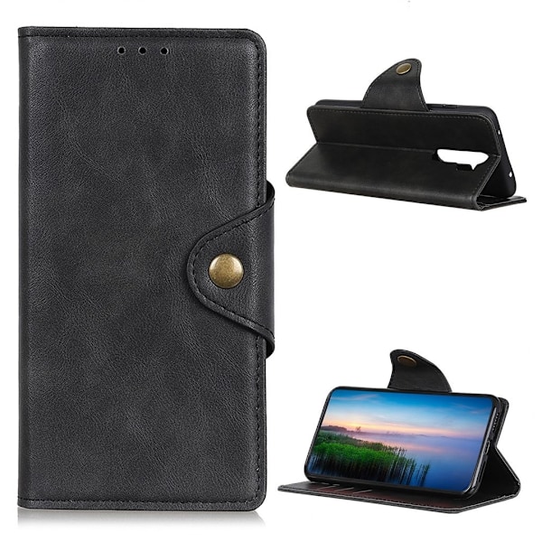 Alpha Xiaomi Redmi 9 Flip etui - Sort Black