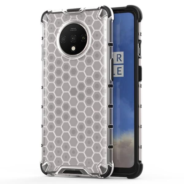 Bofink Honeycomb OnePlus 7T skal - Vit Vit
