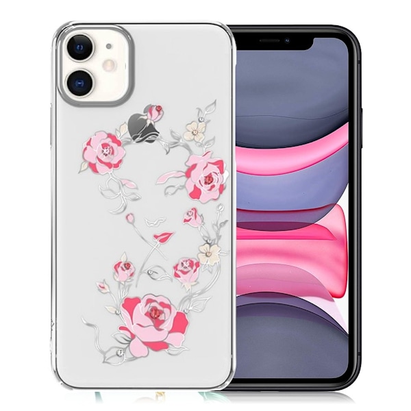 Kingxbar iPhone 11 Fairy Strassi Case - Hopea Silver grey