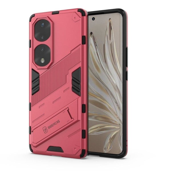 Shockproof Hybrid Suojakuori With A Modern Touch For Honor 70 Pr Pink