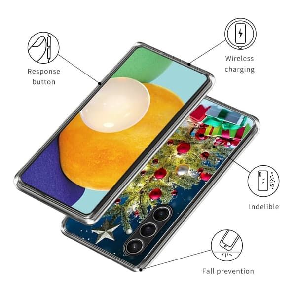 Vibe Samsung Galaxy S24 FE -kansi - Tyyli J Blue
