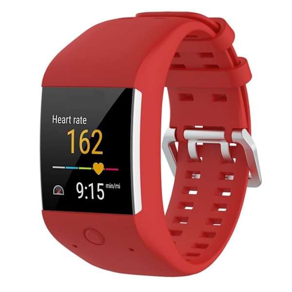 Polar M600 silikoninen kellonauha - Punainen Red