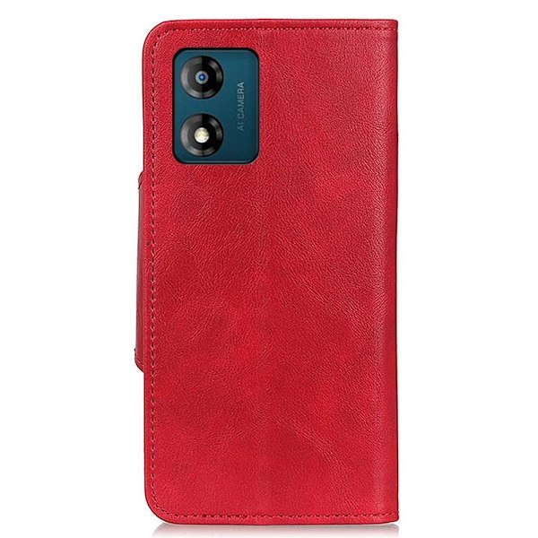 Alpha Motorola Moto E13 Flip Fodral - Röd Röd