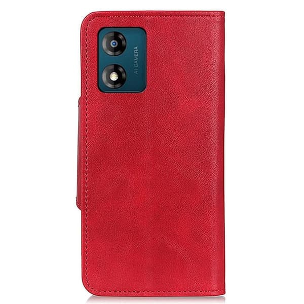 Alpha Motorola Moto E13 Läppäkotelo - Punainen Red