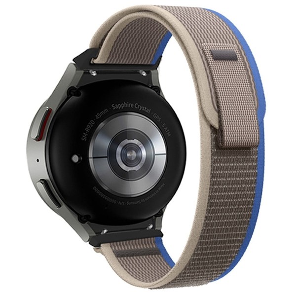 Samsung Galaxy Watch 5 / 4 nylon trail loop stype urrem - Blå Blue
