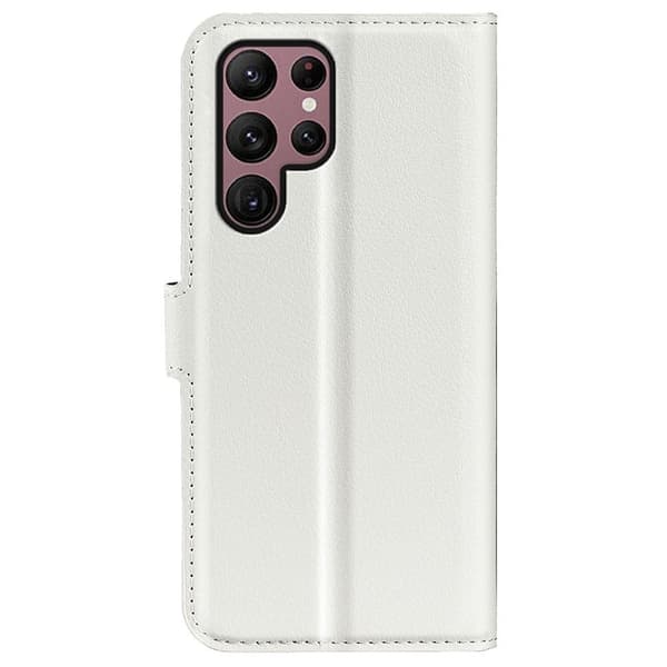 Classic Samsung Galaxy S23 Ultra Flippetui - Hvit White
