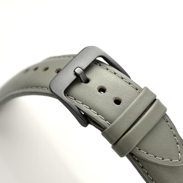 Samsung Gear Sport oksehud klokkereim - Grå Silver grey