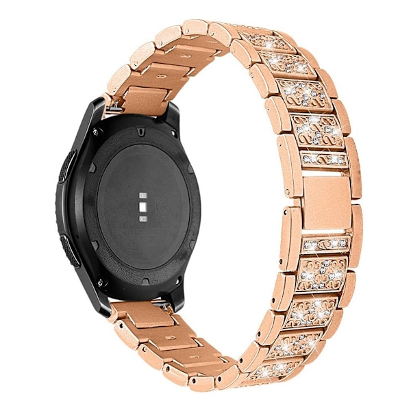 22 mm Samsung Gear S3 Frontier strassarmband i rostfritt stål - Guld Guld