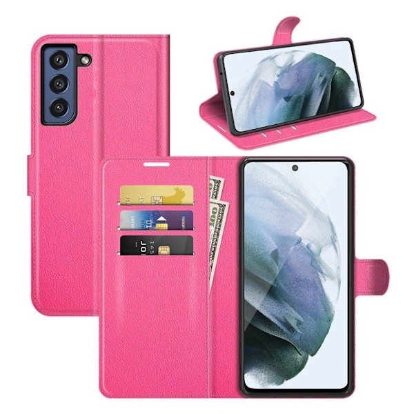 Classic Samsung Galaxy S21 FE fodral - Rosa Rosa