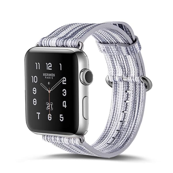 Apple erstatnings klokkebånd 42 mm laget av ekte lær - I stil Multicolor