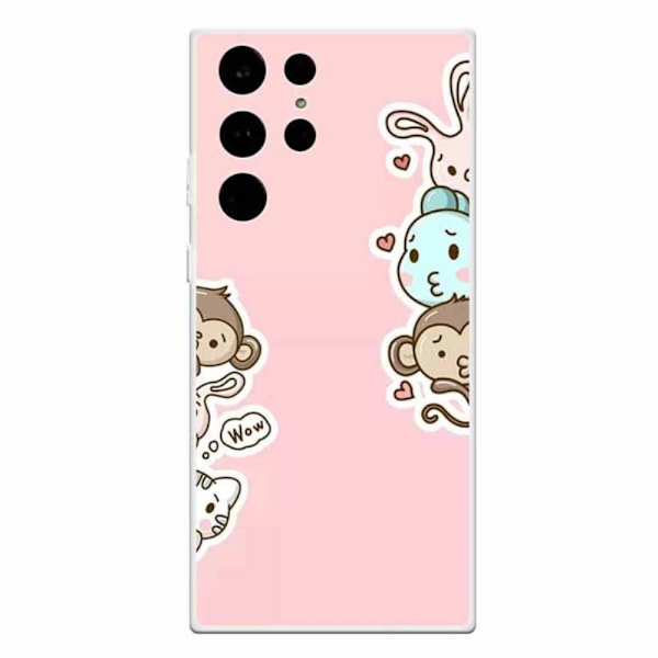 Deco Samsung Galaxy S23 Ultra skal - Wow Rosa
