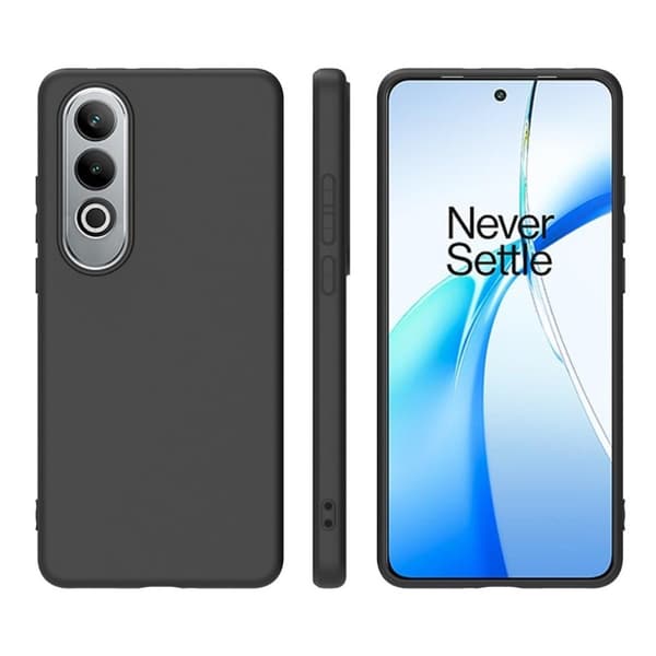 Mjukt och matt OnePlus Nord CE4 skal Svart