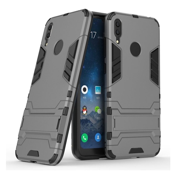Cool Guard Huawei Y7 2019 kotelot - Harmaa Silver grey