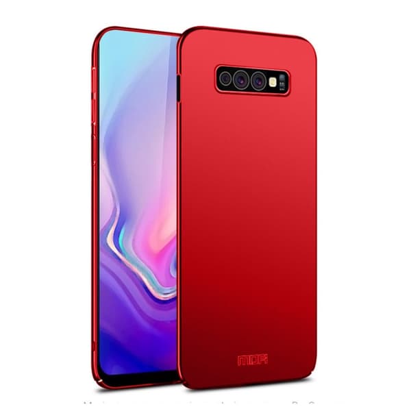 Mofi Shield Samsung Galaxy s10 e Ultra-Tynn Frostet Etui - Rød Red