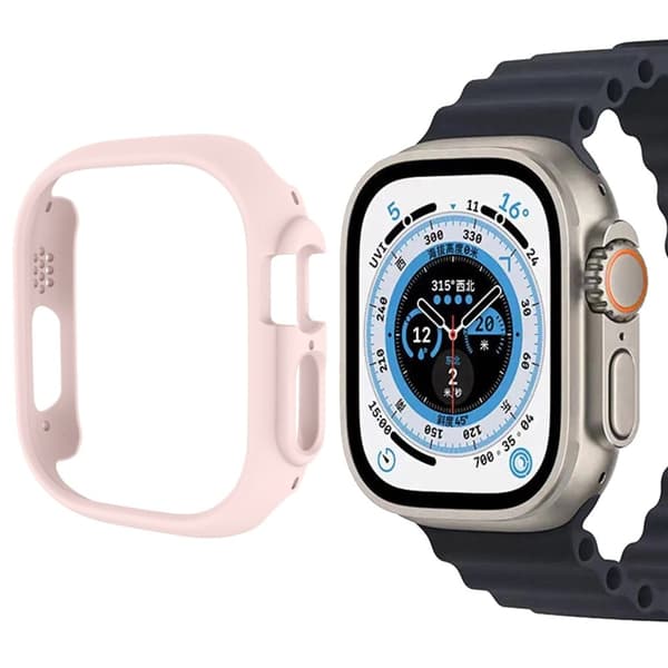 Apple Watch Ultra -suojakuori - Pinkki Pink