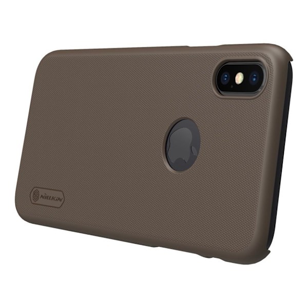 NILLKIN iPhone X eleganttinen suojakuori - Ruskea Brown