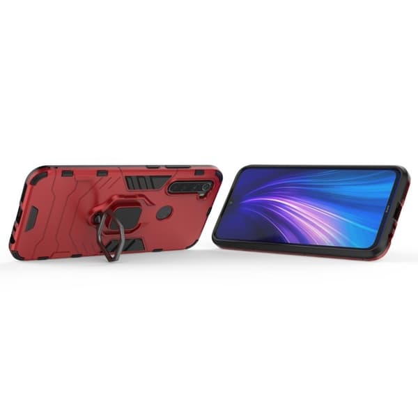 Ring Guard Xiaomi Redmi Note 8 kuoret - Punainen Red