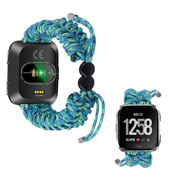 Fitbit Charge Versa punottu kellonauha - Vihreä Green