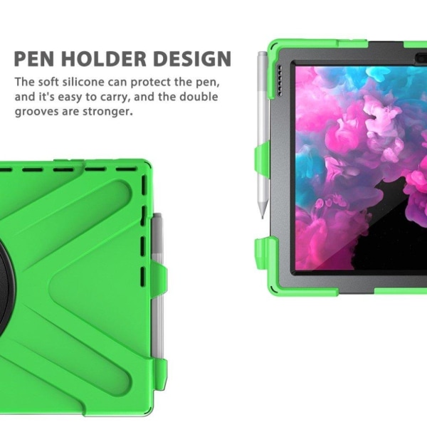 Mocrosoft Surface Pro 6 X-Shape combo fodral - Grön Grön