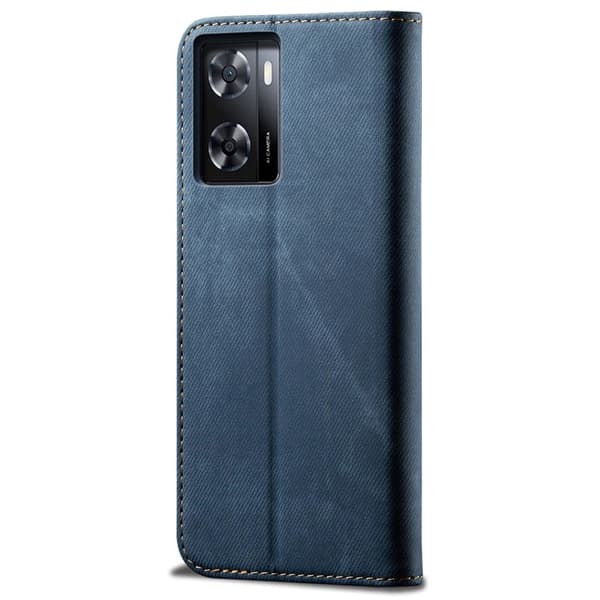 Jeans Realme And Oppo Phone Läppäkotelo - Sininen Blue