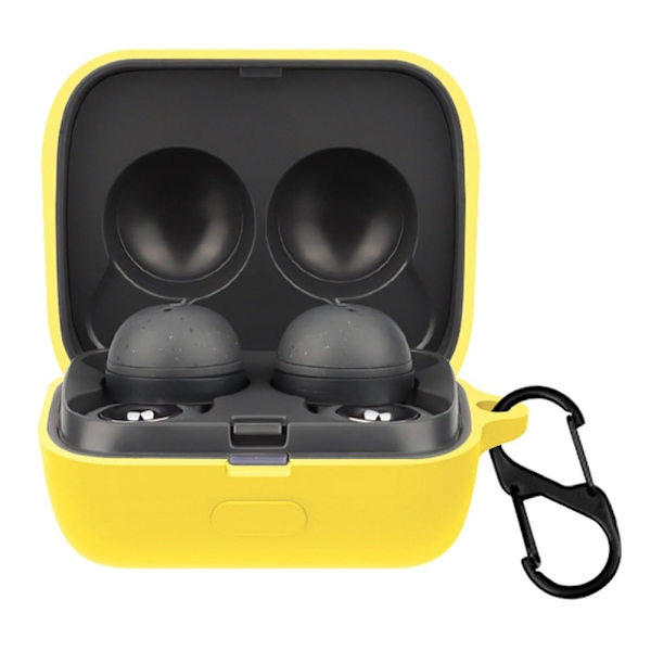 Sony LinkBuds silikonfodral med spänne - Gul Gul
