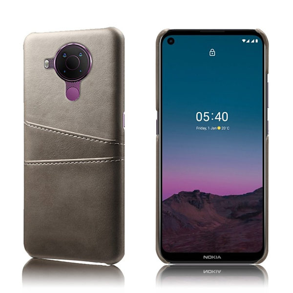 Dual Card Nokia 5.4 kotelot - Harmaa Silver grey