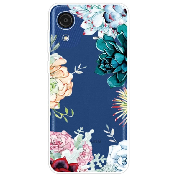 Marble Samsung Galaxy A03 Core Suojakotelo - Succulent Multicolor