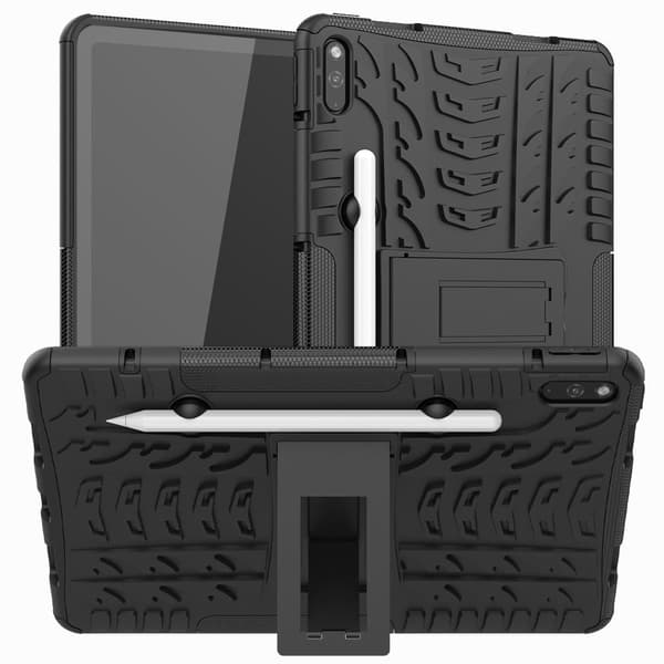 Dekkmønstret kickstand-etui for Huawei MatePad 10.4 - Svart Black
