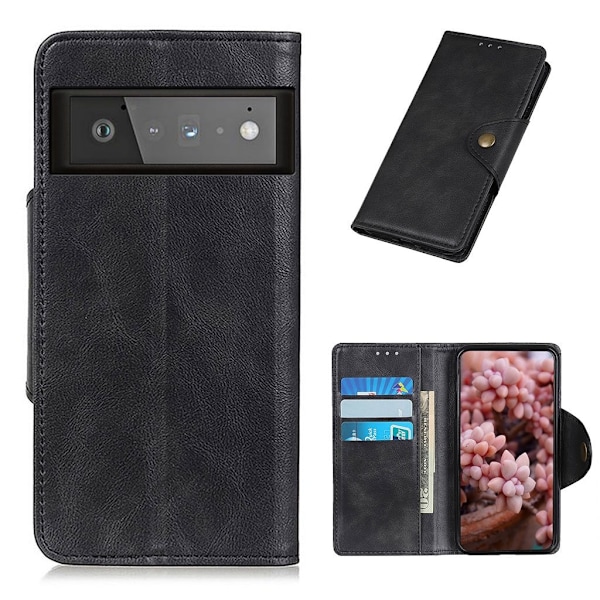 Alpha Google Pixel 6 Pro Flippetui - Svart Black