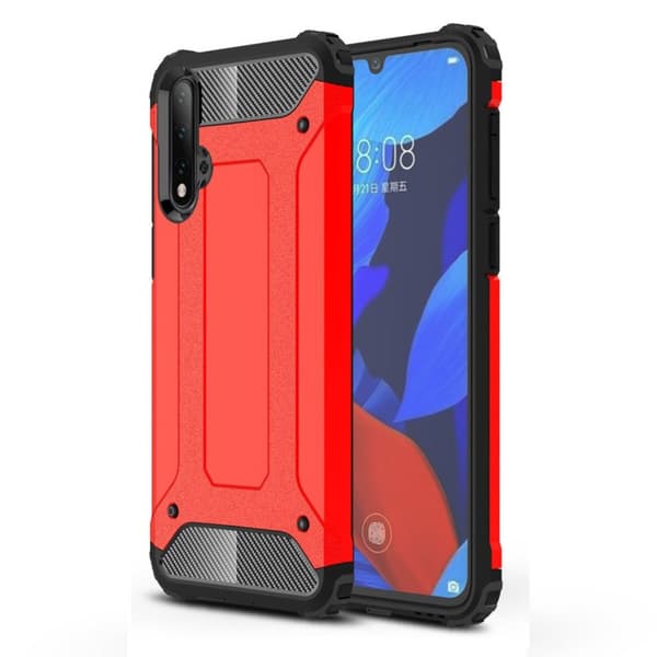 Armour Guard Huawei Nova 5 deksel - Rød Red