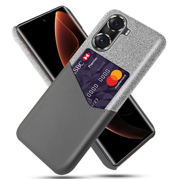 Bofink Honor 60 Pro Kredittkort Deksel - Grå Silver grey