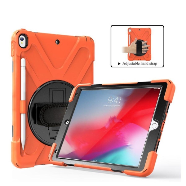 iPad Air (2019) X-formet dreje etui - Orange Orange