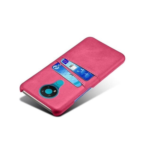 Dual Card etui - Nokia 3.4 - Rose Red