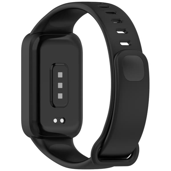 Xiaomi Smart Band 9 Active / Redmi Band 3 Blød silikone integreret armbåndsurkasse - Sort Black