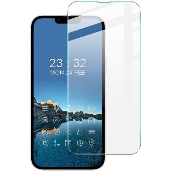 IMAK H karkaistu lasinen näytönsuoja iPhone 14 Transparent
