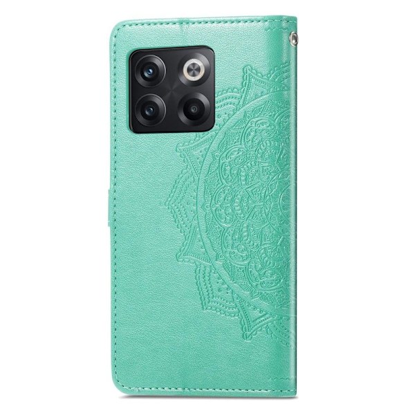 Mandala OnePlus 10T / Ace Pro Flip Fodral - Grön Grön