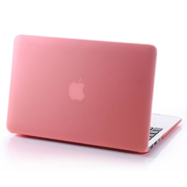 MacBook Pro 13 Retina (A1425, A1502) genomskinlig fram- och baksida - Rosa Rosa