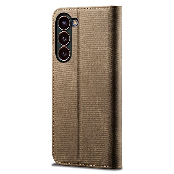 Jeans Samsung Galaxy S23 Flippetui - Khaki Brown