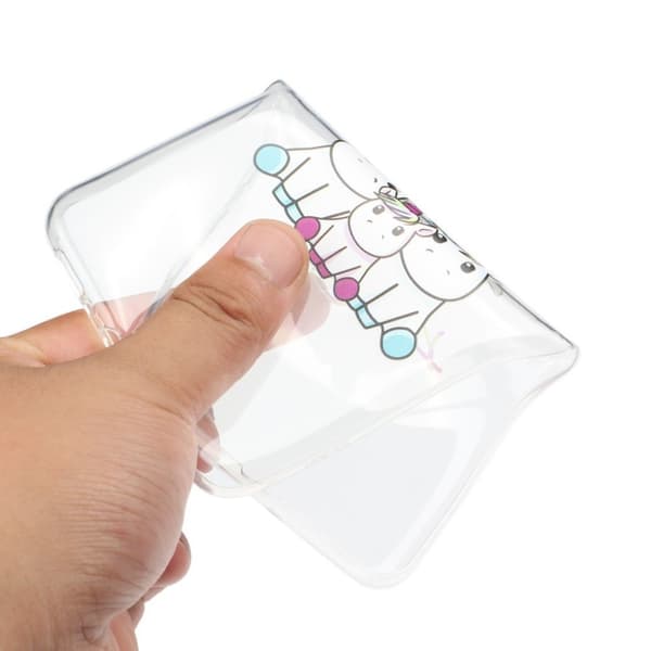Deco Samsung Galaxy M20 deksel - Enhjørninger Transparent