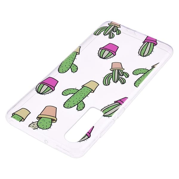 Huawei P30 trykt mønster etui - Kaktus Multicolor