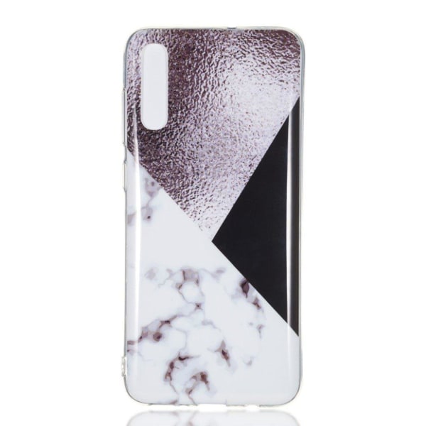 Marble design Samsung Galaxy A70 kotelot - Tyyli D Multicolor