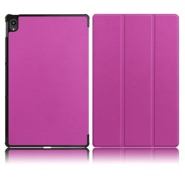 Lenovo Tab P11 kolminkertainen nahkainen kotelo - Violetti Purple