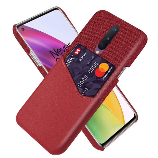 Bofink OnePlus 8 Card deksel - Rød Red